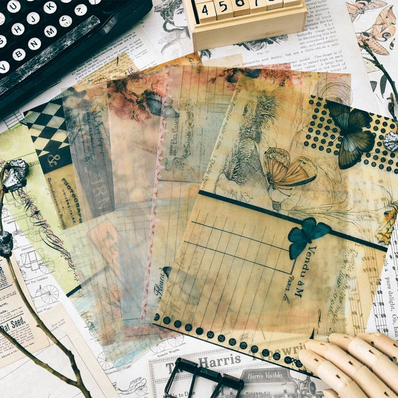 Ksccraft винтажный узор Vellum бумага для скрапбукинга Happy planner/изготовление карт/Журнал проекта