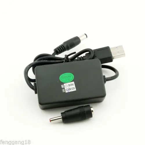 1 шт. USB Повышающий Модуль питания от 5 В до 9 В/12 с чёрным штекером постоянного
