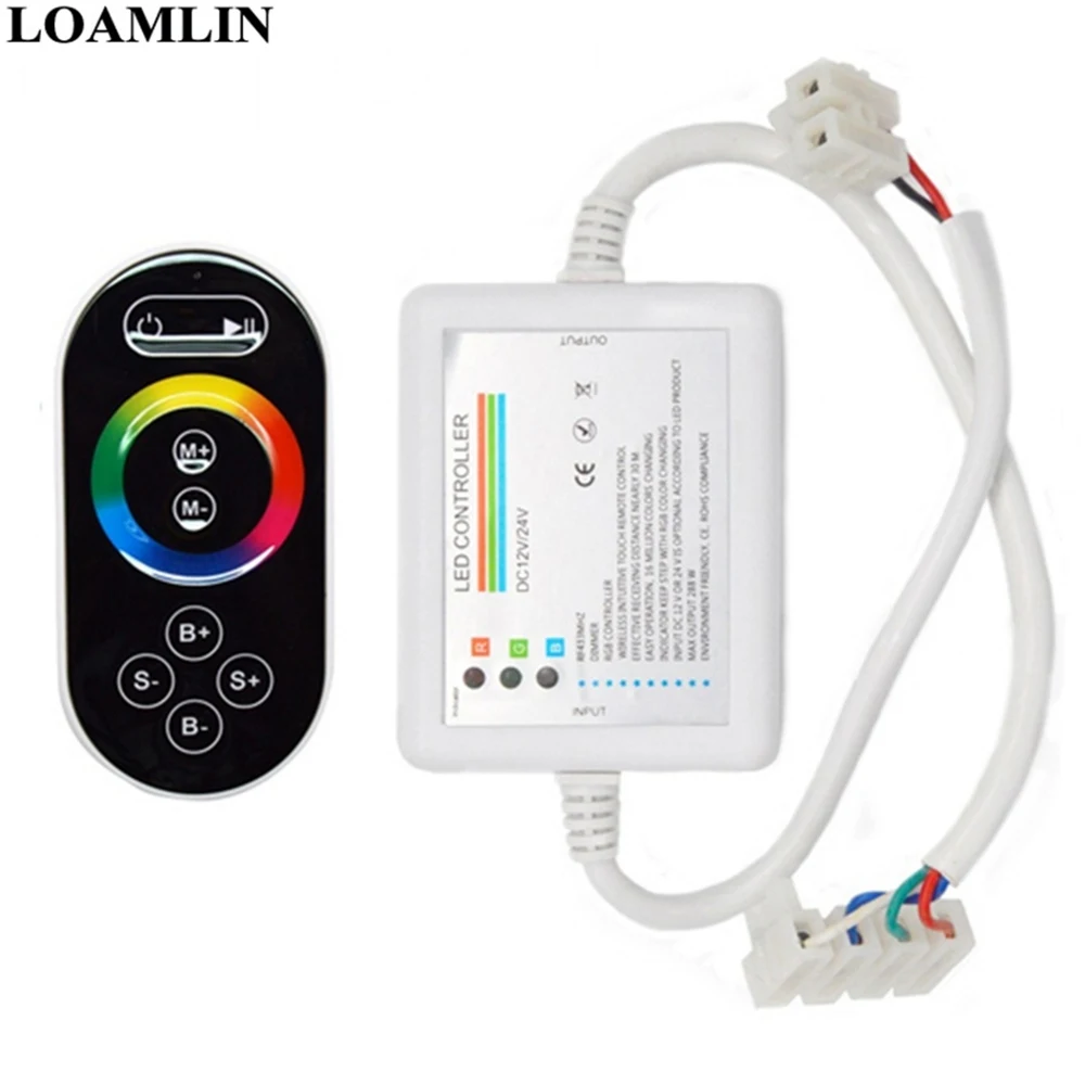 RGB Светодиодная лента 5050 30 светодиодов/м гибкий свет пульт дистанционного