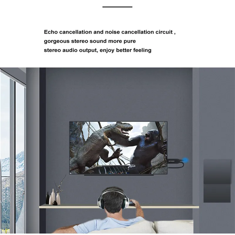 Bluetooth передатчик для ТВ ПК аудио стерео беспроводной адаптер антенна сигнал