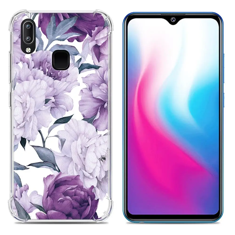 5 Противоударный чехол для телефона Vivo Y91/Y95/U1/Y91i модный дизайн с подушкой безопасности цветной окрашенный задний Чехол для телефона - Цвет: 5