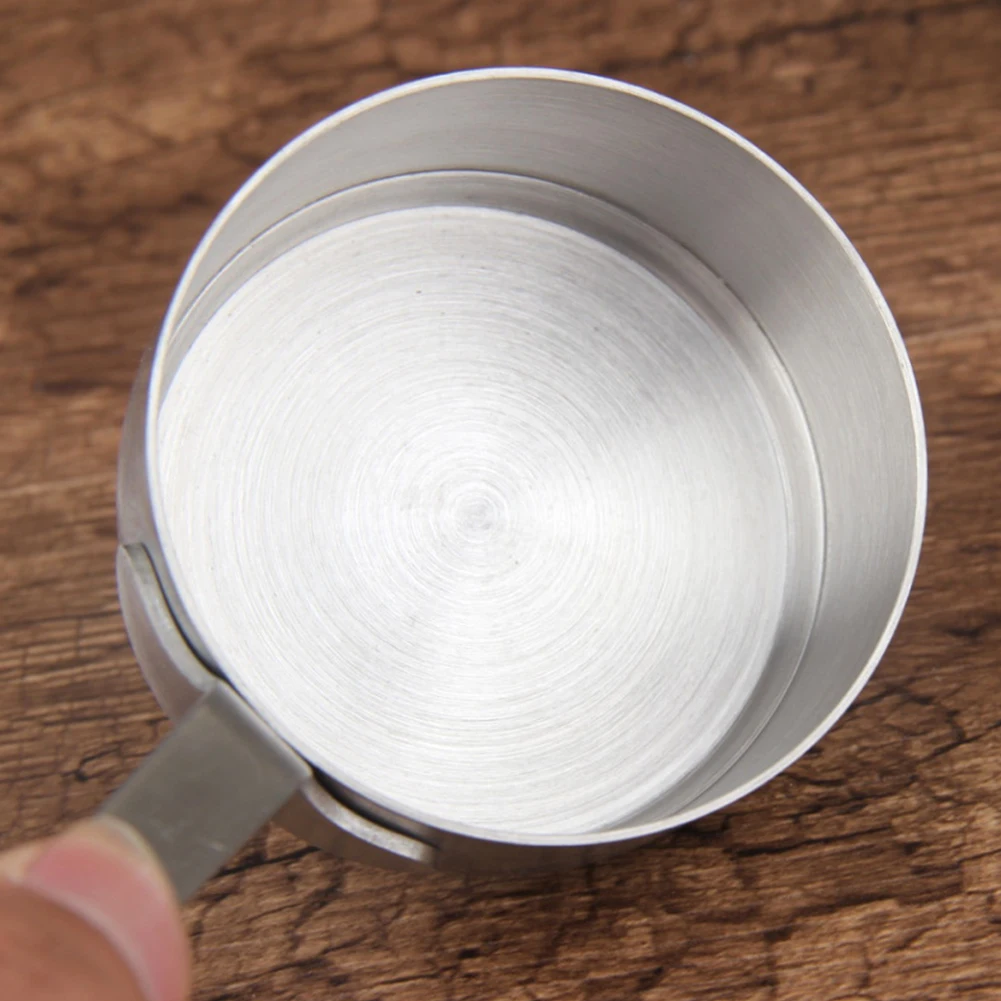 Stockpot портативный Отопление Кофе Ковш нержавеющая сталь мини с ручкой молоко