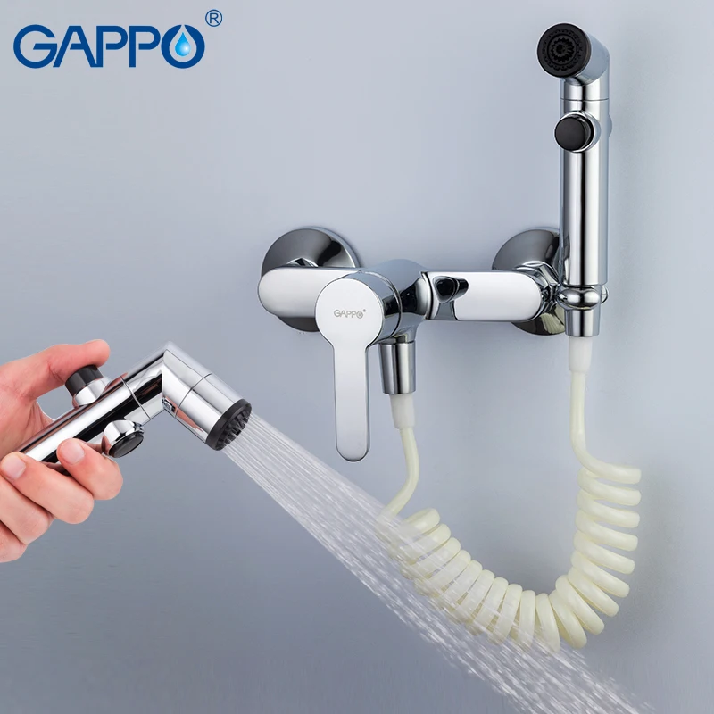 

Gappo Shower faucet portable bidet faucet chrome bidet sprayer Bath bidet shower set toilet ABS bidet spray bathroom toilet