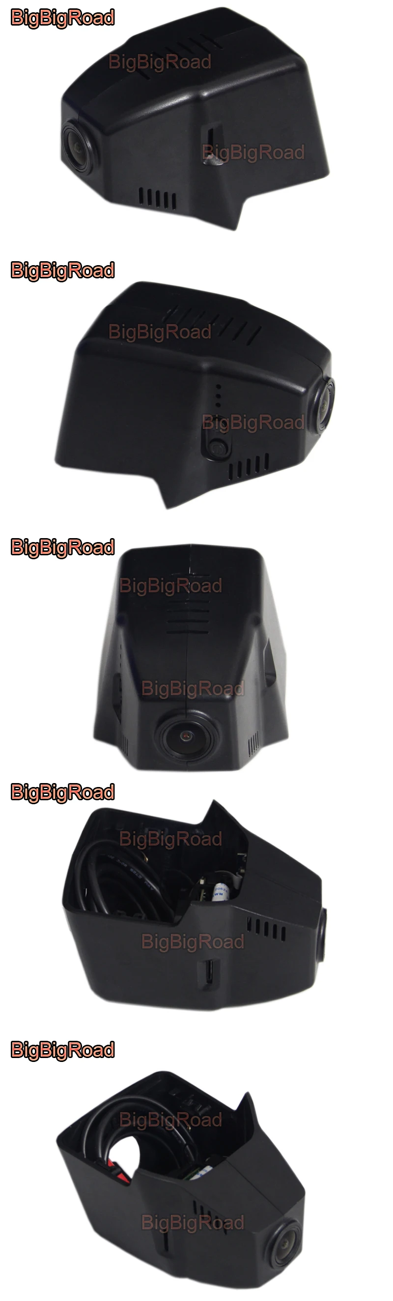 BigBigRoad автомобильный Wifi DVR видеорегистратор для Volkswagen Passat b8 Magotan Teramont Touran Tiguan высокая версия