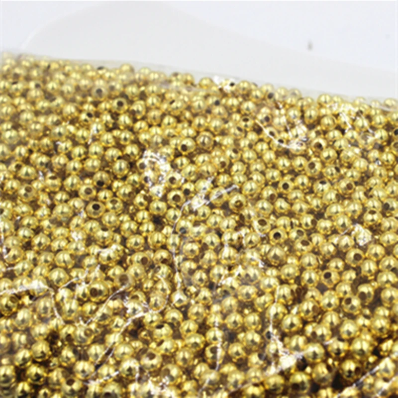 

200pcs 4 mm Gold Crimp End Beads Jewelry Clasp Jewelry Findings Wholesale RX1017