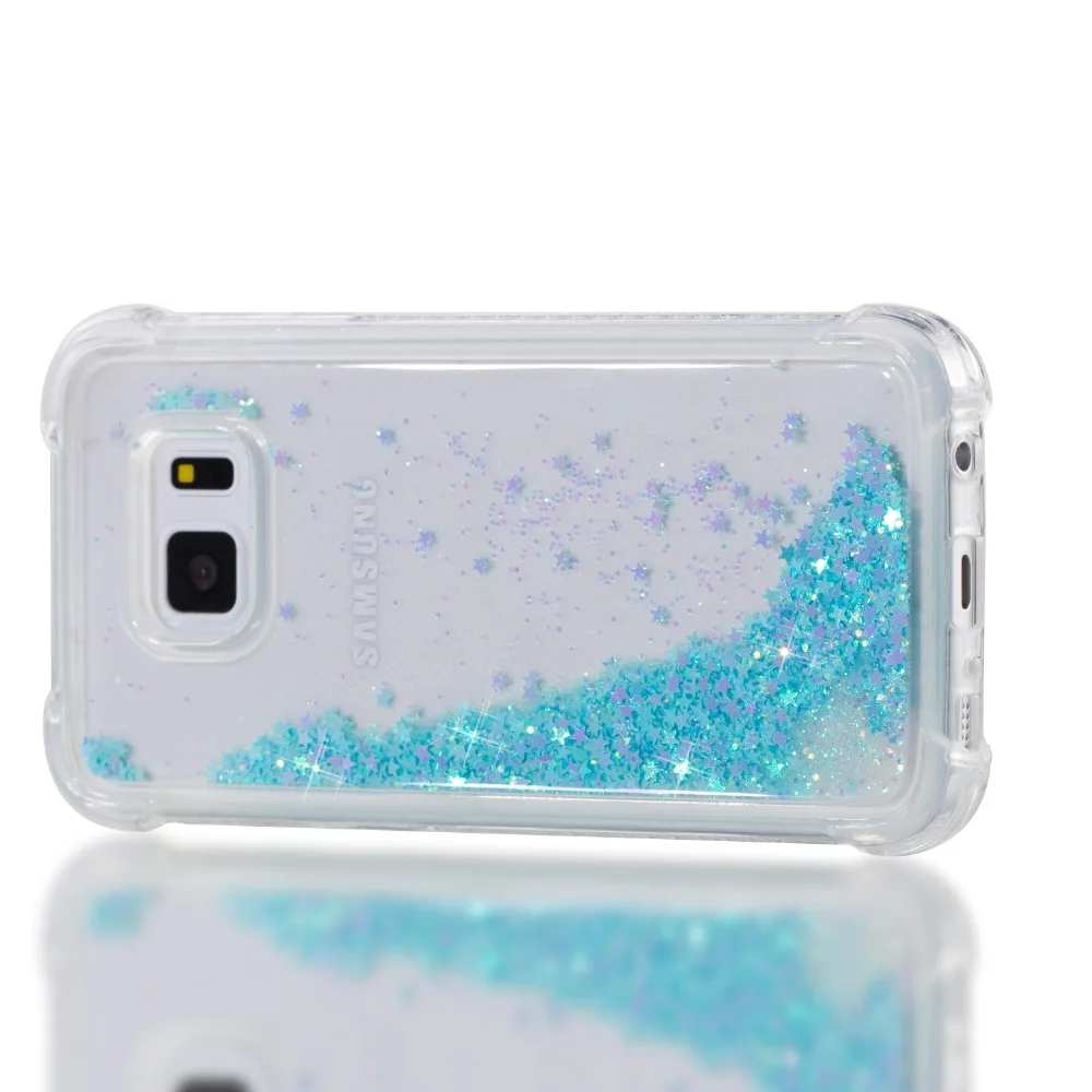 TIPFLY For Samsung S7 S 7 Liquid Dynamic Soft Silicon TPU Case Galaxy Edge Quicksand Phone Back Cover Capa Coque |