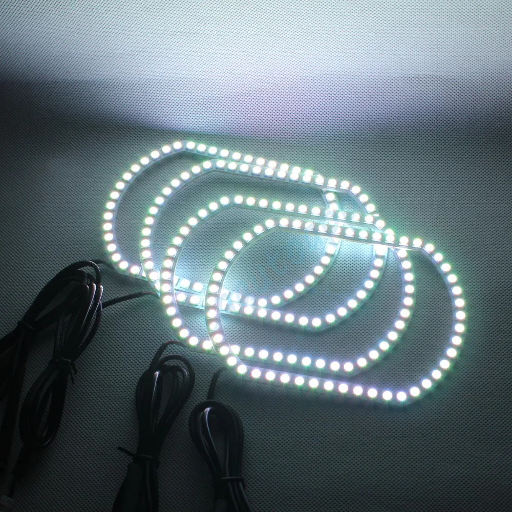 Светодиодсветильник лампа ангельские глазки RGB DRL беспроводной Bluetooth контроллер