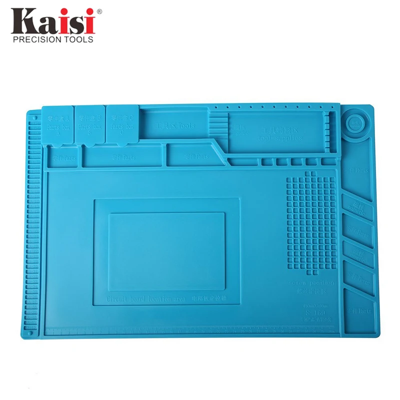 Kaisi S 160 45x30 см паяльная станция Утюг телефон ПК компьютер ремонт коврики Магнитная
