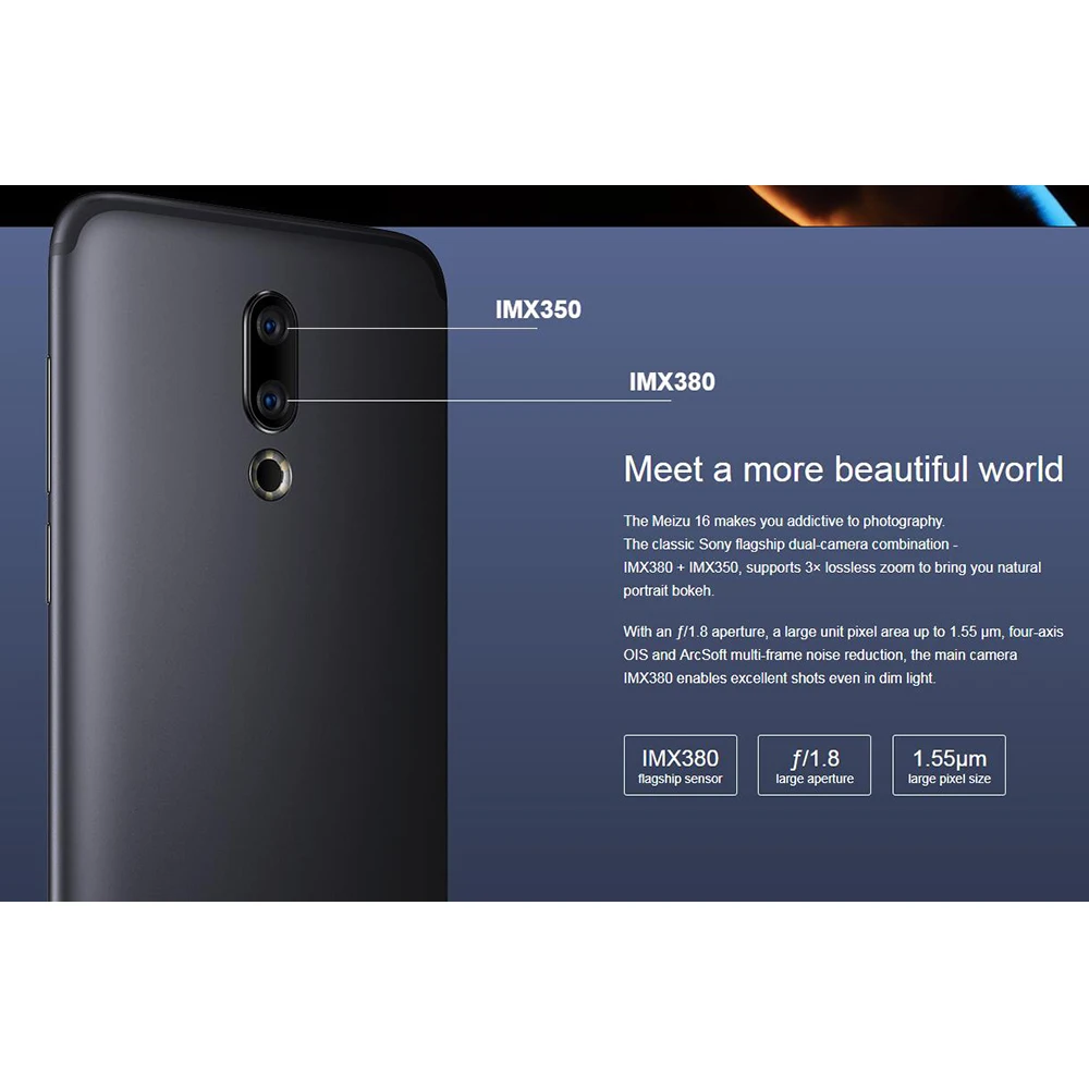 Всемирная прошивка Meizu 16 16x Мобильный телефон 6 0 &quot6 Гб 64 Snapdragon 710 Восьмиядерный