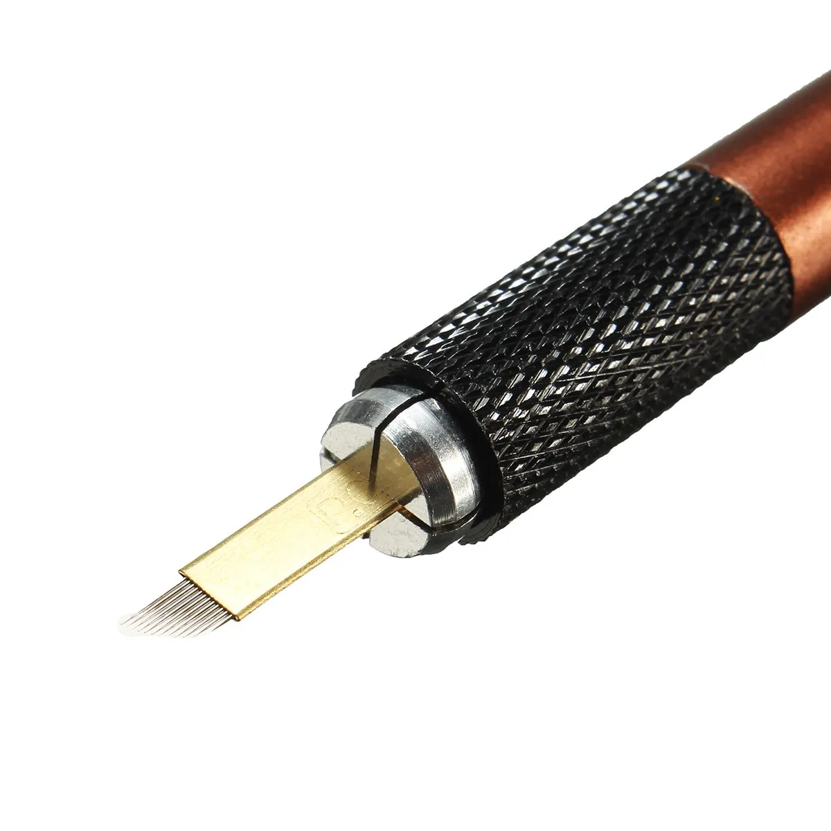 Ручная тату ручка для перманентного макияжа бровей микроблейдинг с 50 шт. PCD 12 игл