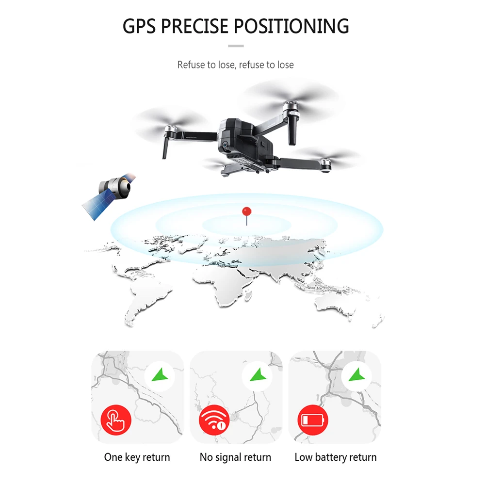 SJRC F11 GPS 5G WiFi FPV с камерой 1080P Бесщеточный Quadcopter 25 мин. Время полета Жест Складная