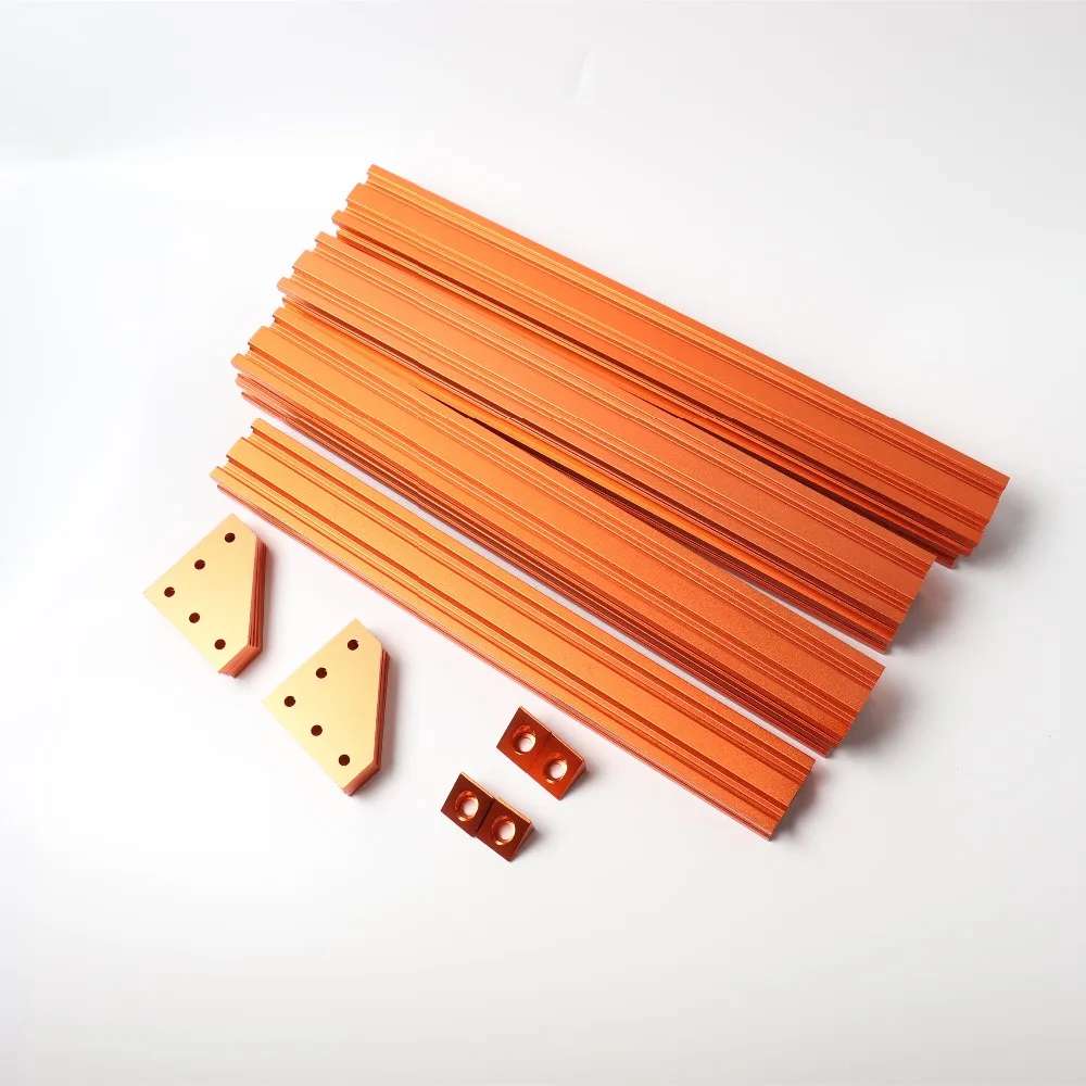 2 1 версия цветной Prusa i3 MK2S/MK3/MK3S комплект медведя prusa mk2s/mk3 Комплект алюминиевых