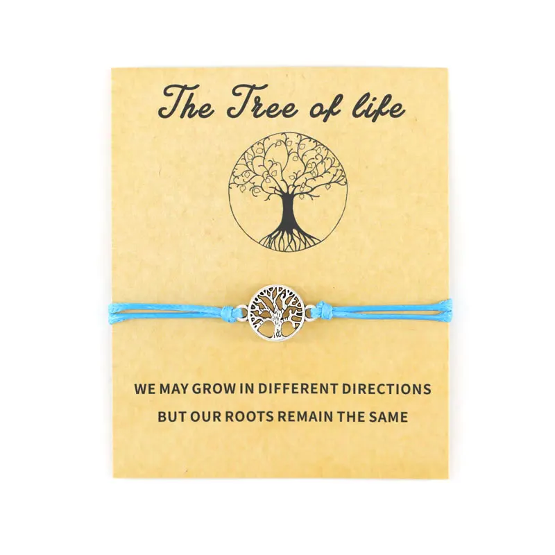 Браслет Lucky Tree of Life для женщин и мужчин, красная струна, браслет дружбы, подарок для семьи, летние милые аксессуары