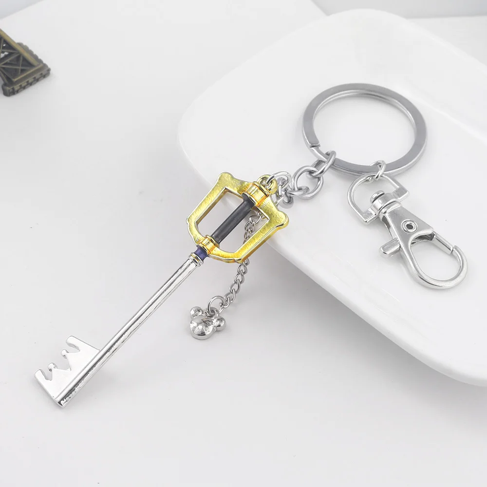 RJ Kingdom ключ от сердца Сердце Брелки Подвеска Sora Crown Roxas брелок Paopu фруктовый логотип автомобильный брелок для женщин мужчин Игра Ювелирные изделия