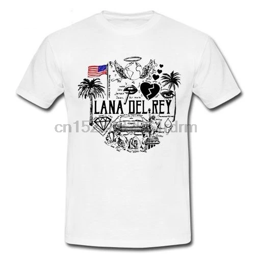 Lana Del Rey национальный гимн летняя грусть белая футболка s m l xl 2 Горячая Распродажа