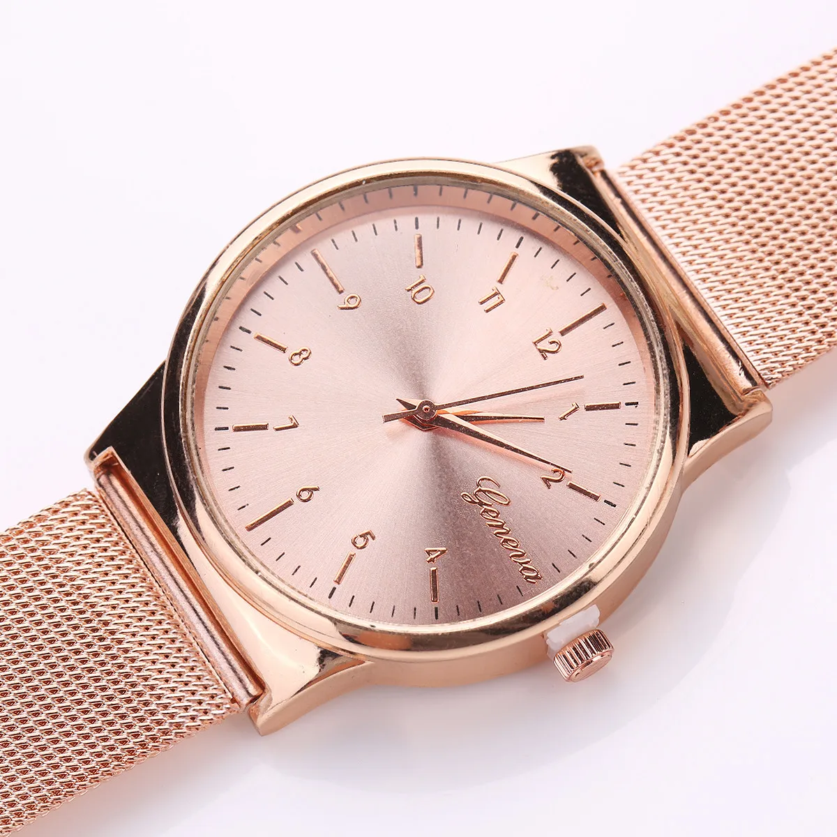 

Women Geneva Watches Rose gold Luxury Top Brand Reloj Fashion Sport Mujer Watch Women Bracelet for Watch Ladies 18Jul20