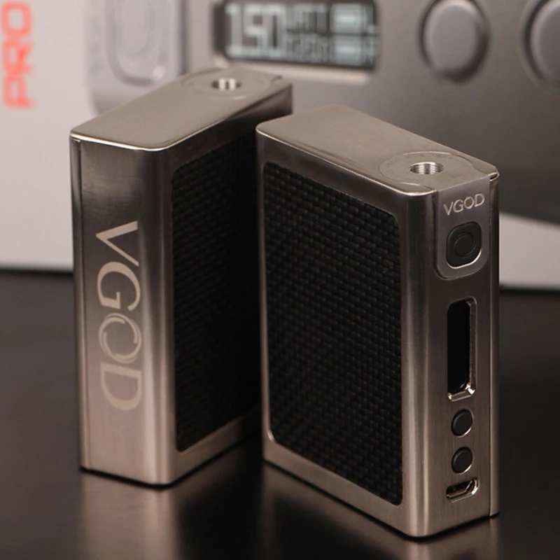 Оригинальный VGOD Pro 150 Subtank Mod Вт поле sub Ом RDA rdta Tank углерода волокно Vape электронные