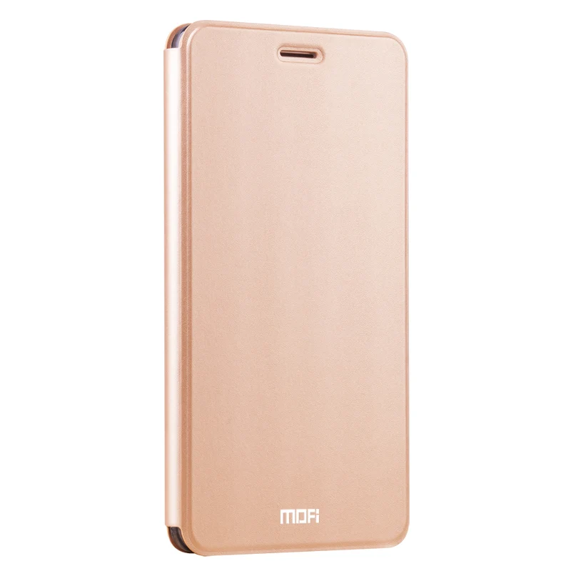 Для xiaomi mi 5S mi 5S Чехол кожаный флип-чехол mofi для xiaomi mi 5S plus чехол силиконовый mi 5S plus Чехол-книжка мягкий смарт-пробуждение - Цвет: Rose Gold