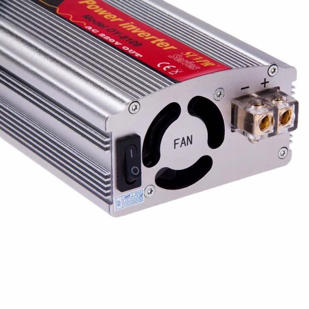 SUVPR DY 8109 500 Вт DC 12 В к AC 220 автомобиля Мощность инвертор с 500mA USB Порты и разъёмы