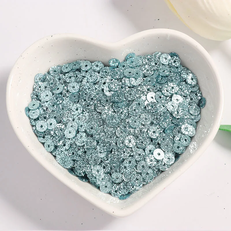 Sky Blue 10 г/упак. 4 мм блестки плоские круглые свободные блестки с пайетками Швейные Свадебные украшения Ремесло скрапбук DIY аксессуары - Цвет: Sky Blue