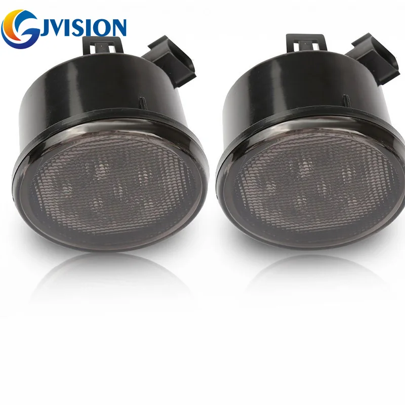 2 шт. светодиодный поворотный сигнал передняя фара в сборе с дымчатым объективом