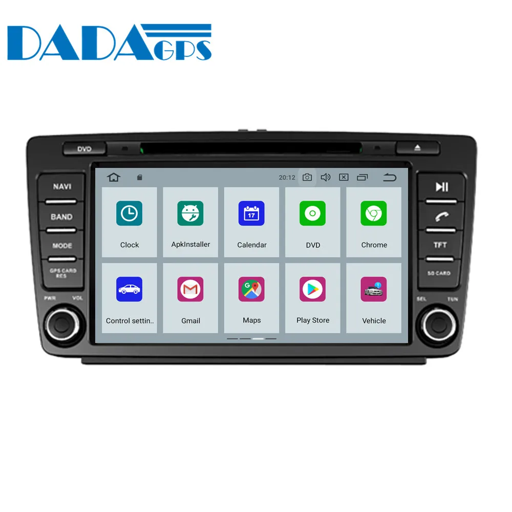 Android 9 0 4 Гб + 32 ГБ Автомобильный мультимедийный Радио DVD плеер для Skoda Octavia 2008 2009 2010