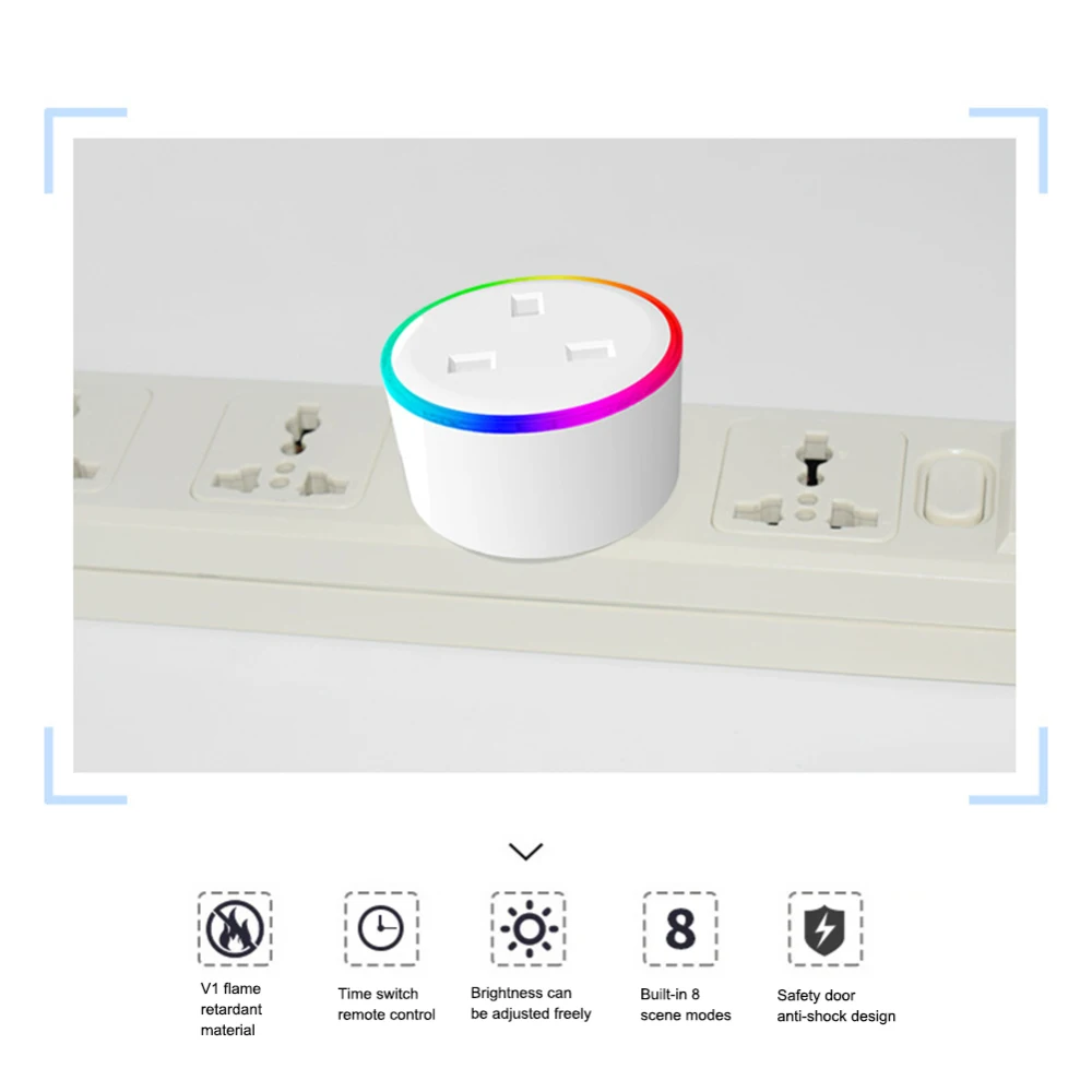 

10A Smart WIFI Plug Socket Power Switch APP Remote Control Timer Home Smart Automation WIFI Plug Socket
