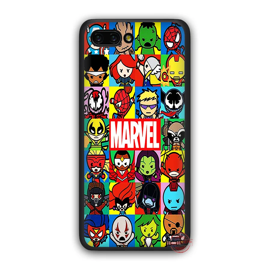 7 WEBBEDEPP класса люкс с логотипом комиксов Marvel мягкий чехол для Honor 20 10 9 9X8 Lite 8C 8X 7X 7C 7A, 3 Гб оперативной памяти, 6A Pro вид 20 - Цвет: 7