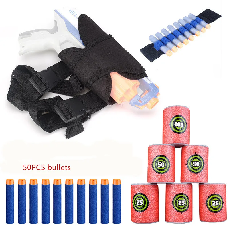 Suit 2 Сумка для переноски для Nerf серии пистолетов бластер игрушечный костюм для Nerf игрушечный пистолет тактическое оборудование пистолет шаттл пуля аксессуары для журналов - Цвет: Suit 2
