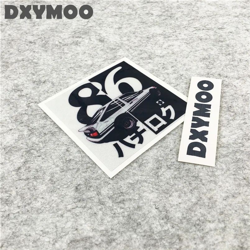 2 ШТ. НАКЛЕЙКИ ДЛЯ АВТОМОБИЛЯ AE86 MOTO DRIFT TENGOKU ЯПОНСКИЙ МОТОЦИКЛЕТНЫЙ ШЛЕМ ТЕЛЕФОННАЯ ВИНИЛОВАЯ НАКЛЕЙКА БАМПЕРЫ 3М 8x8см