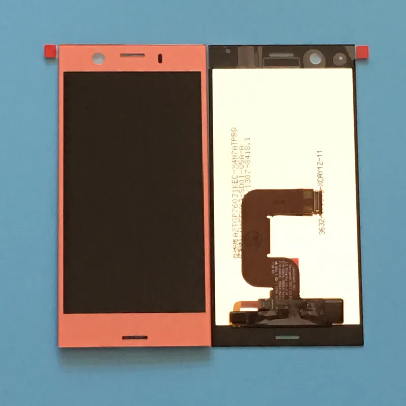Черный серебристый цвет синий розовый для Sony Xperia XZ1 компактный g8441 g8442 ЖК дисплей