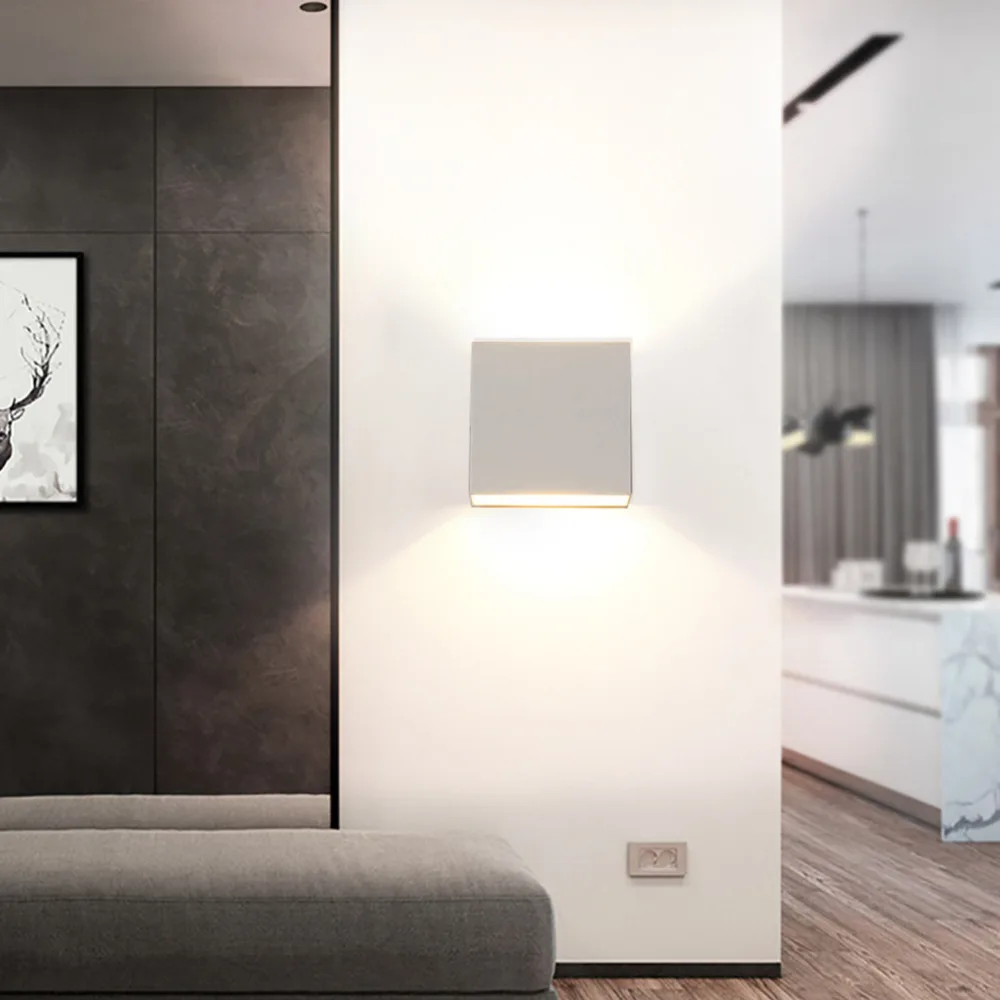 Приглушаемая светодиодная настенная лампа 110 в 220 6 вт|Комнатные настенные LED