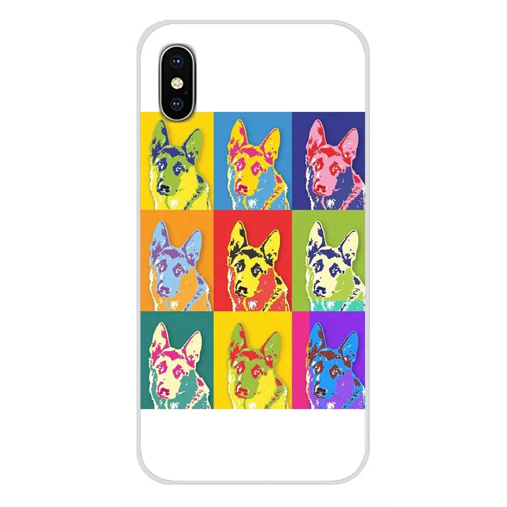 Аксессуары чехлы для телефонов Чехлы немецкой овчарки Love Samsung Galaxy A5 A6S A7 A8 A9S Star J4 J6