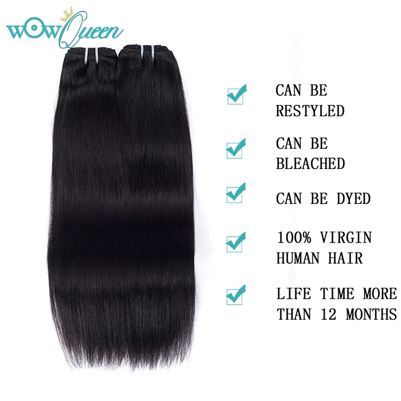 Малайзийские Виргинские Волосы Прямые 3 Шт. 7А Норки Малайзии MS Лула Волос Девы