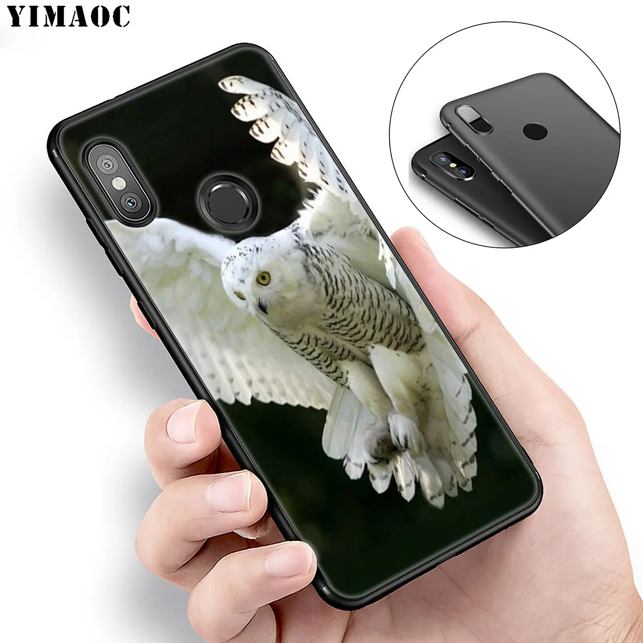 YIMAOC Сова Птица Мягкий силиконовый чехол для телефона Xiaomi Redmi K30 K20 Note 8 8T 7 5 6 Pro Mi
