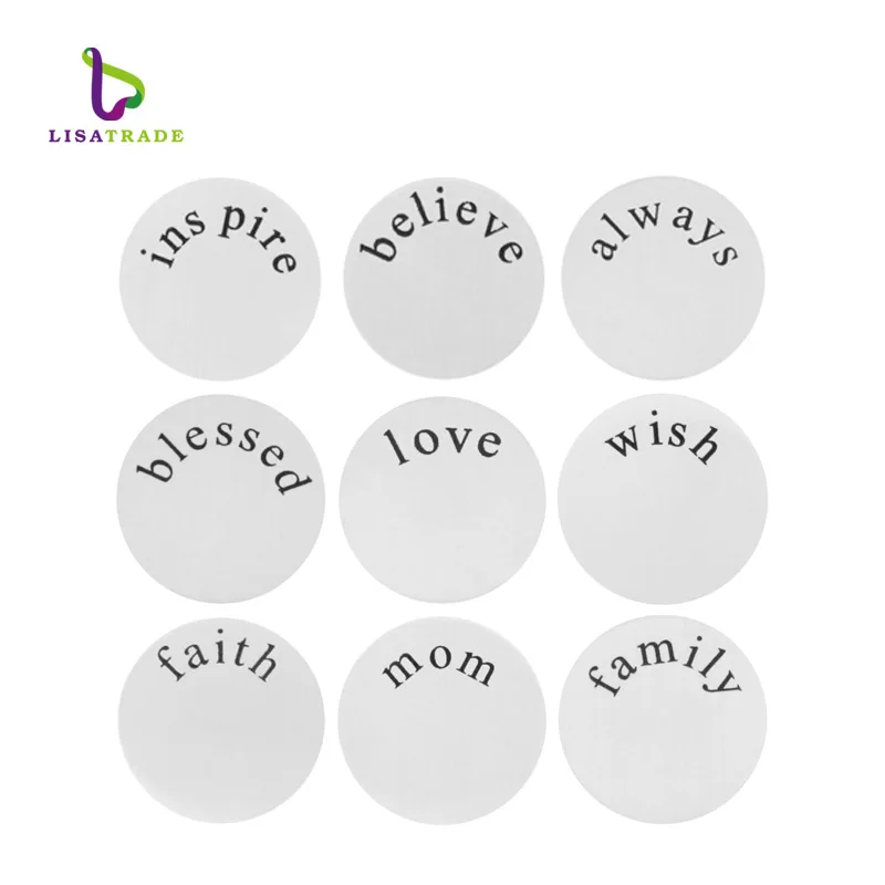 Новинка! 5 шт. круглые подвески из нержавеющей стали 30 мм|pendant stainless steel|locket jewelrylocket