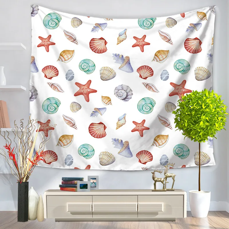 Гобелен для морского организма настенный гобелен Бохо покрывало пляжное