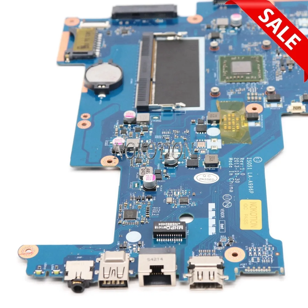 NOKOTION 750633-501 для hp 15-H 15-G серии Материнская плата для ноутбука ZS051 LA-A996P REV 1,0 750633-001 основная плата