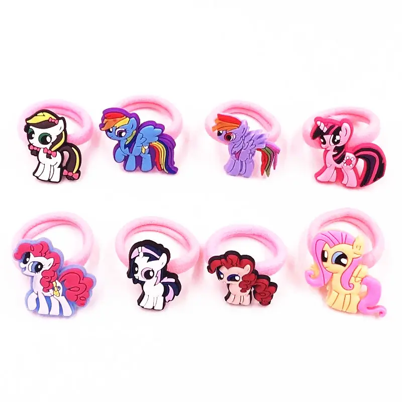 8 шт. высококачественные заколки невидимки для волос из ПВХ с героями