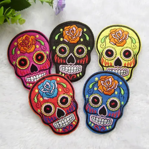 Винтажная вышитая ткань сделай сам термоклейкая нашивка пришивная аппликация с