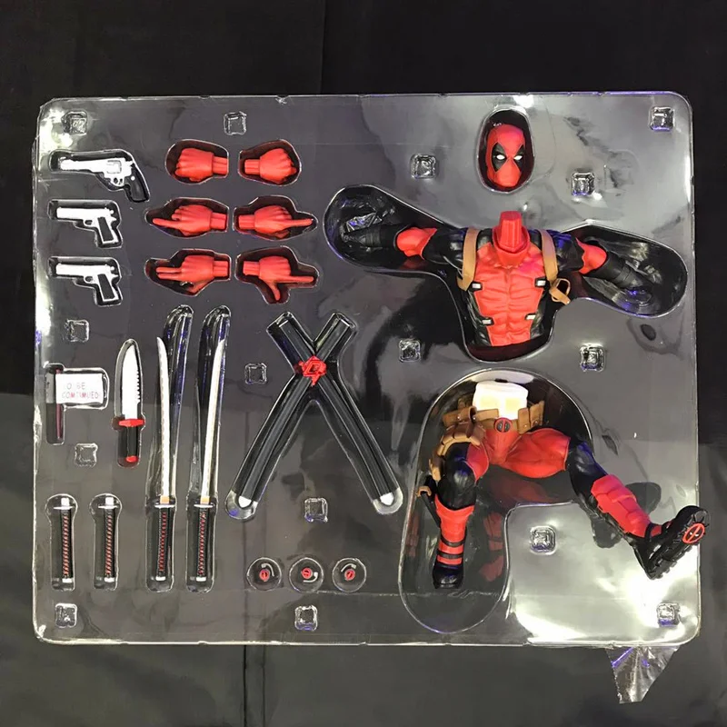 23 см Marvel X-Men бегущая фигурка Дэдпул куклы игрушки ПВХ Коллекционная модель H539 |