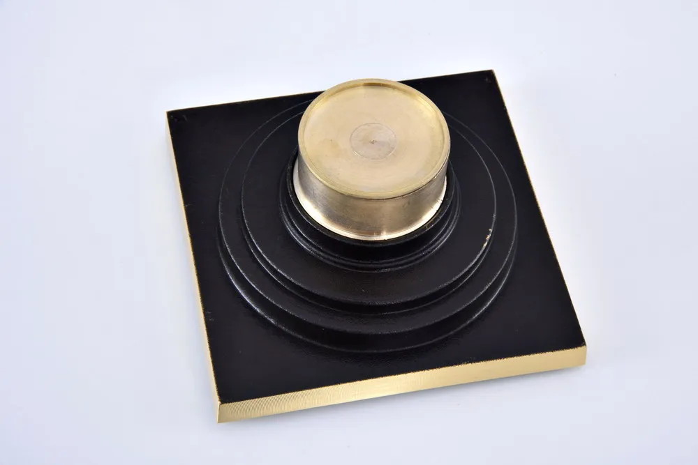 Античная латунь винтажная резная решетка с цветочным узором слив для ванной и