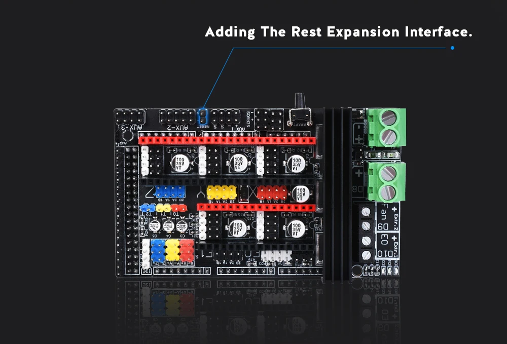 BIGTREETECH Ramps 1,6 Plus Обновление Ramps 1,6 поддержка материнской платы A4988 DRV8825 TMC2208 TMC2130 Reprap для деталей 3d принтера
