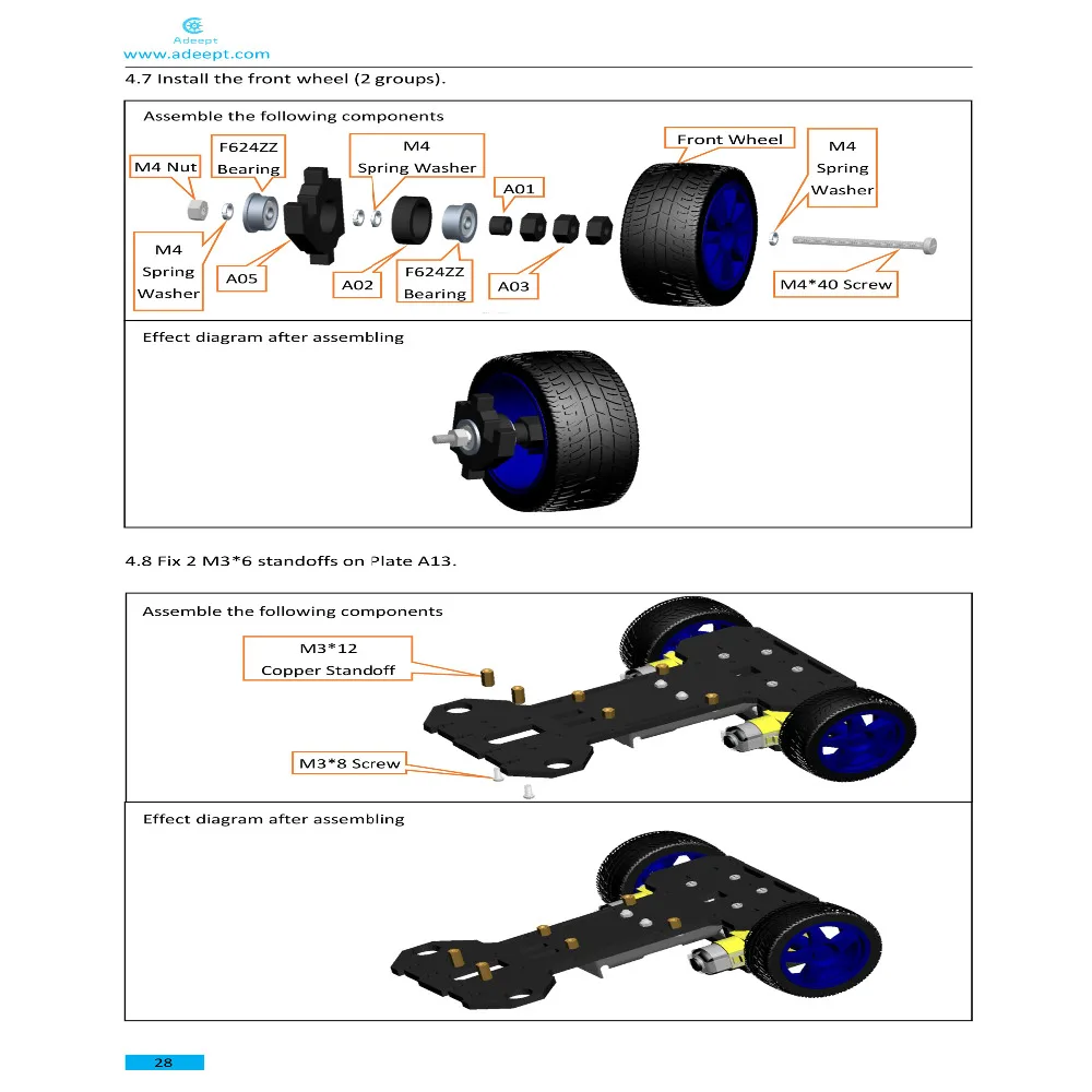 Adeept Робототехника модель Arduino умный автомобиль комплект электроники DIY