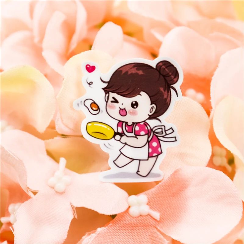 40 шт креативные kawaii самодельные девушки каждый день стикер s/телефон стикер s/декоративные наклейки/DIY ремесло фотоальбомы/водонепроницаемый