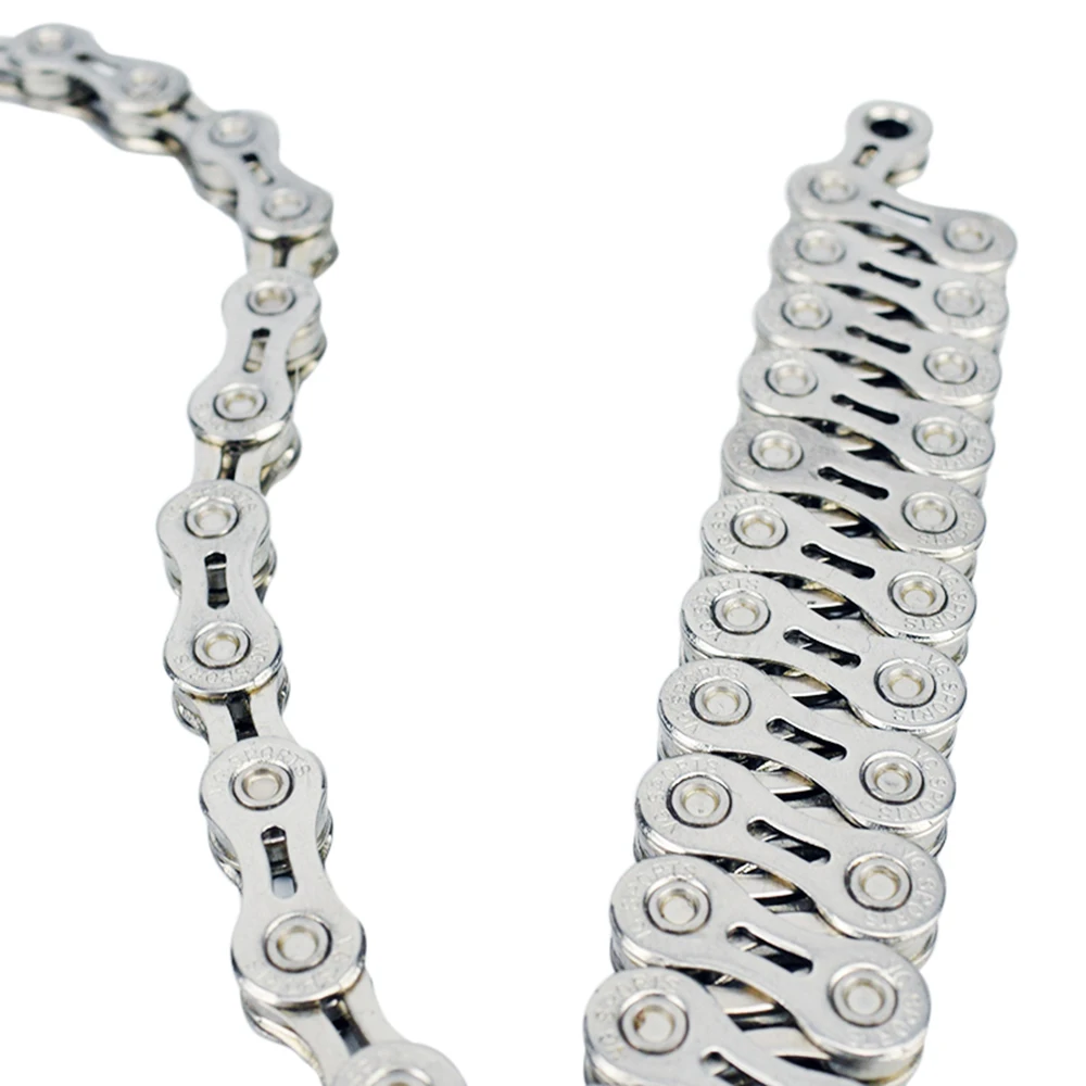 Bike Chain 8/9/10/11 Speed 116L Half Hollow Bike Chain Road Mountain MTB Bicycle Chains Silver Gold For Sram Shimano Campanolo