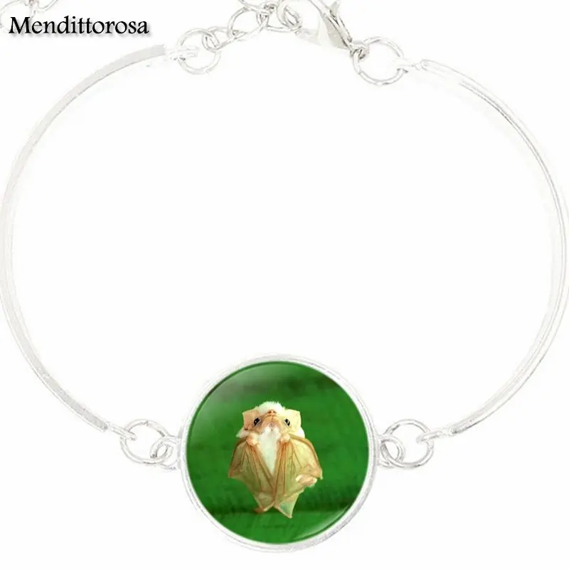 Cutest little bat ever Logo Steampunk Jewelry Glass Cabochon Bracelet Bangle For Women Party Gift | Украшения и аксессуары