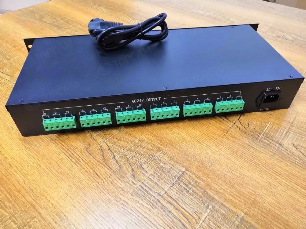18 каналов Питание Вход AC110 / 220V Выход AC24V 20A 24V CCTV крепление блока питания (подходит