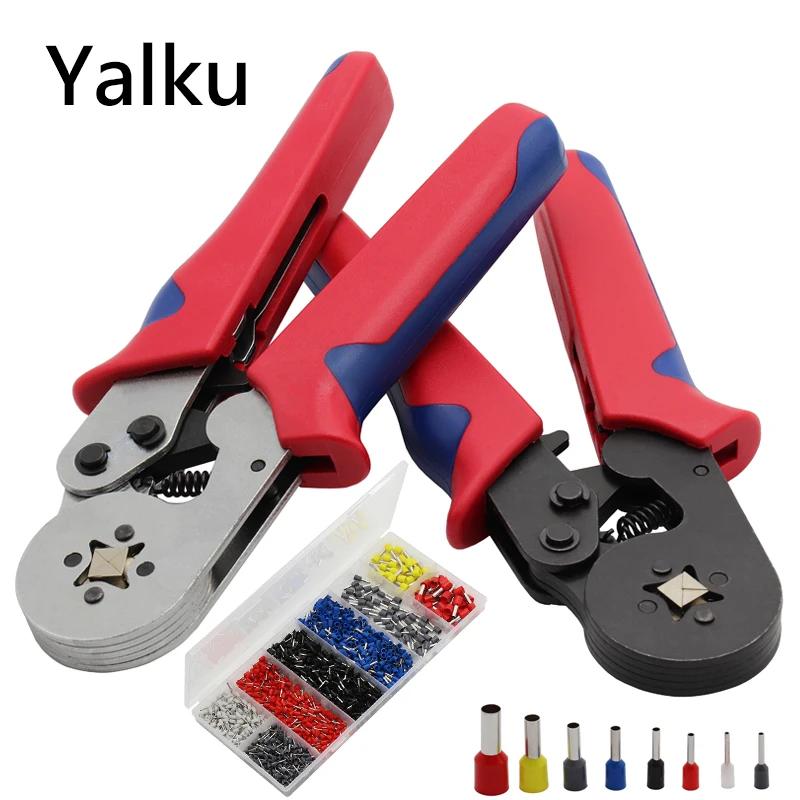 Yalku щипцы для наращивания волос 0 25 10mm2 обжимные плоскогубцы Набор трубчатый