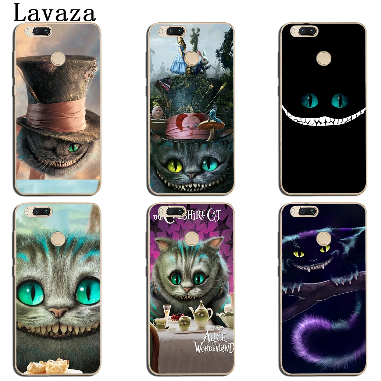 Чехол для телефона Lavaza Alice in Wonderland чеширский Xiaomi MI 10 9 9T CC9 CC9E A3 Pro 8 SE A2 Lite A1 6 pocophone f1
